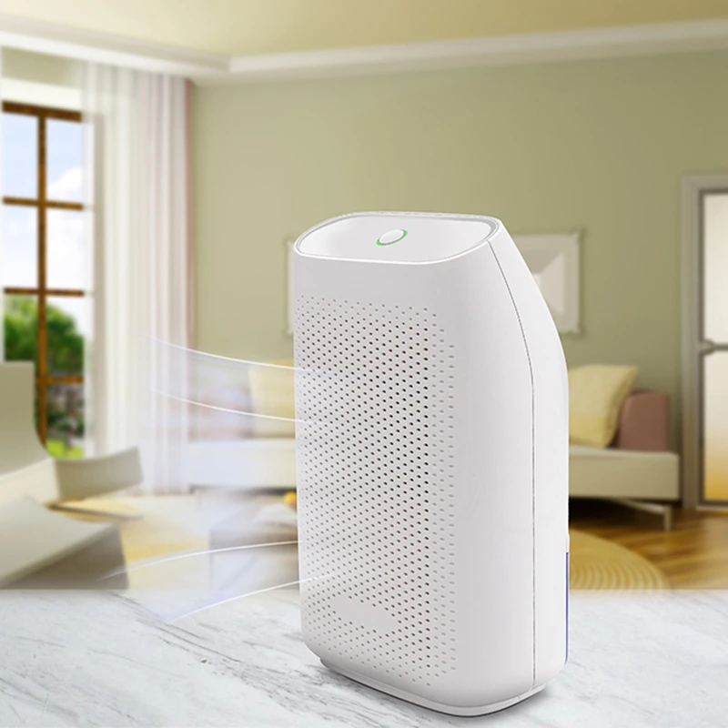 

T8 700Ml Home Air Dehumidifier Semiconductor Desiccant Moisture Absorber Car Mini Air Dryer Electric Cooling Machine Eu Plug