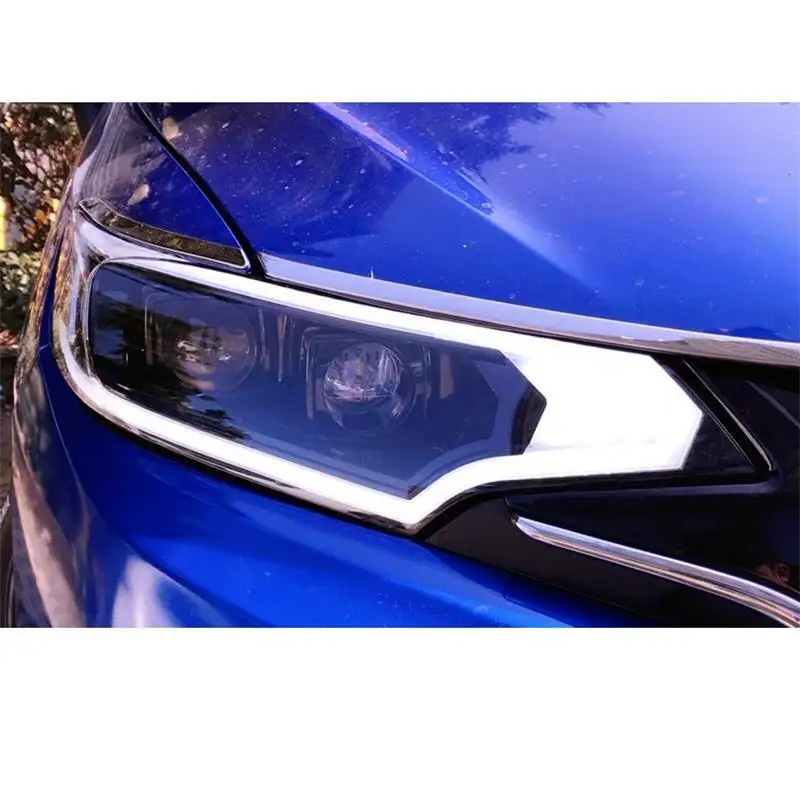 Drl Cob автомобилей Neblineros Led Para Авто Assessoires фары передние противотуманные задние Автомобильные фары в сборе 15 16 17 для Honda Fit