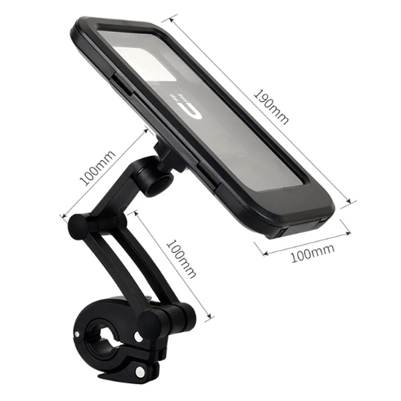 universal bicycle mobile phone holder for iphone adjustable waterproof bike motorcycle handlebar gps stand mount riding bracket free global shipping