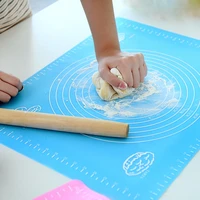 silicone baking mat flour rolling scale mat kneading dough pad baking pastry rolling mat bakeware liners