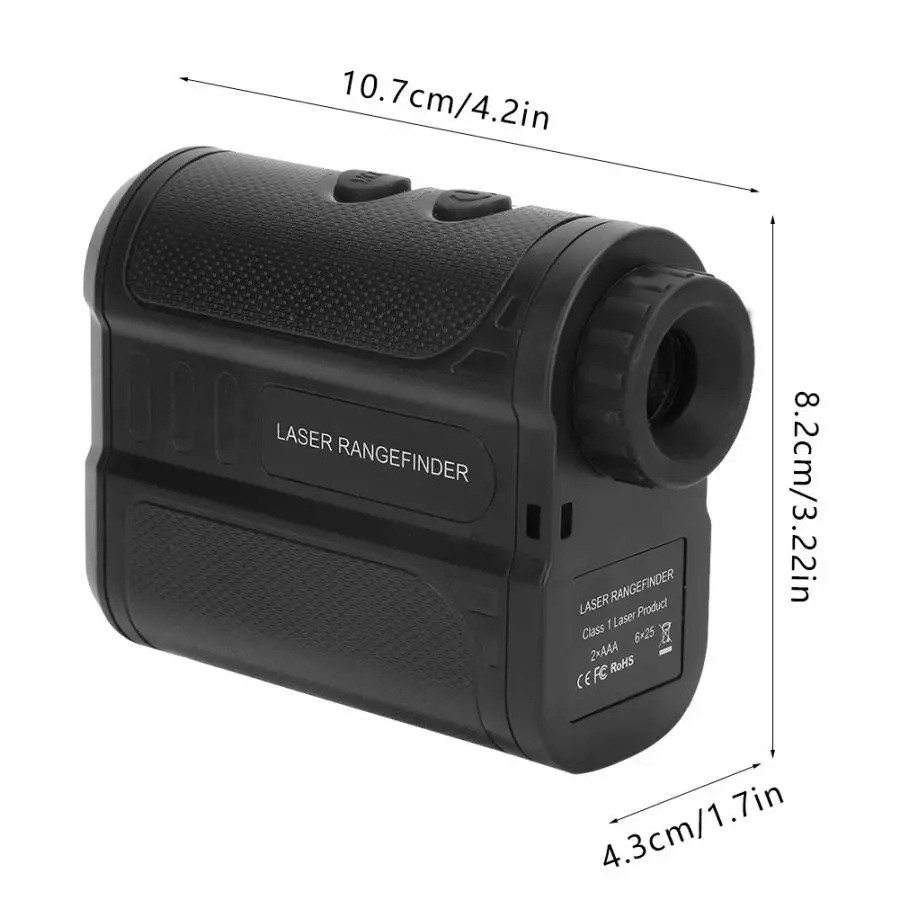 

600 Meters Laser Rangefinder Telescope Range Finder Distance Measuring Equipment 905nm Wavelength Range Finder