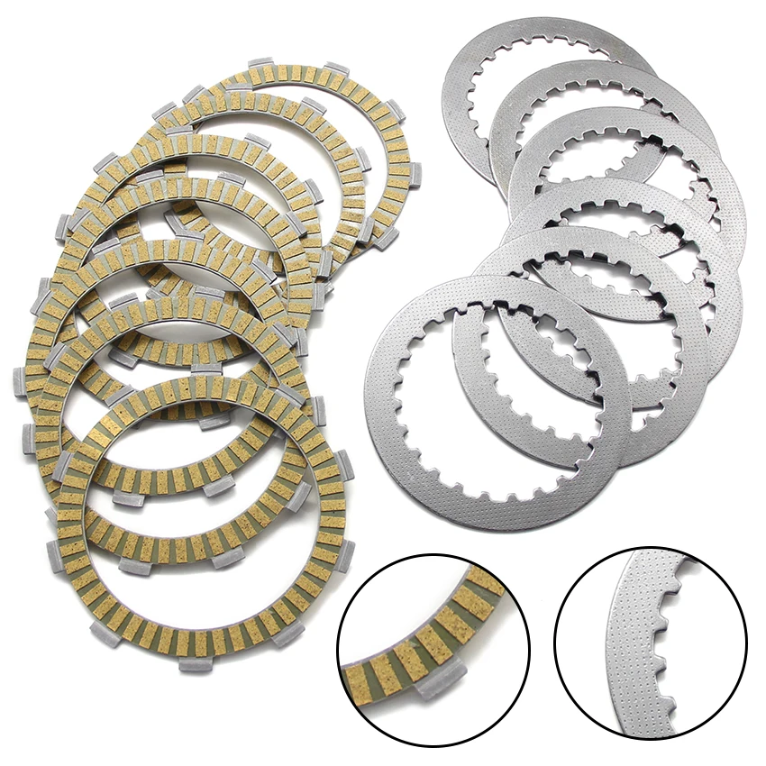

Motorcycle Friction Clutch Discs For Honda ATV TRX400 Sportrax 400 X TRX400EX 400EX TRX400X 400X OEM:22201-MAL-600 22321-MV4-000