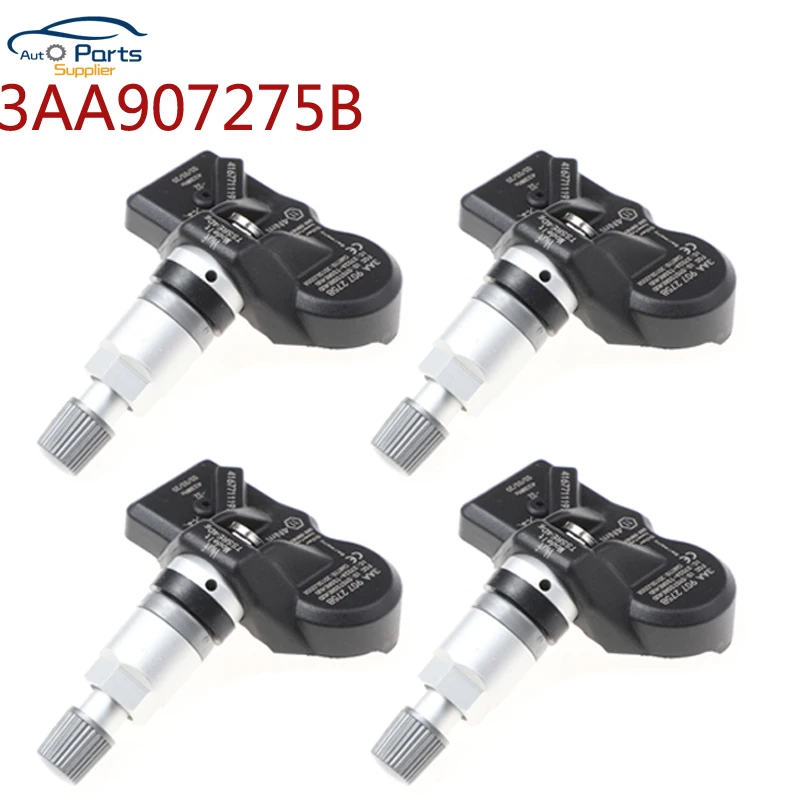 Датчик давления в шинах 3AA907275 для 2008-2018 VOLKSWAGEN PASSAT CC TPMS датчик воздуха 3AA907275B 4 шт. |