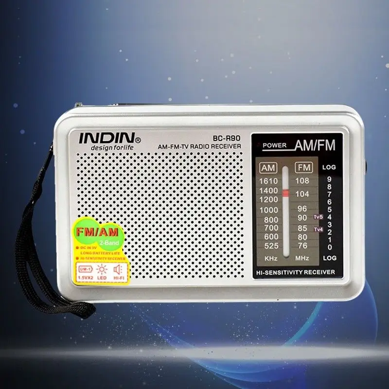 Портативный карманный AM/FM радио приемник FM 76 108 AM 530 1600 KHz встроенный динамик World