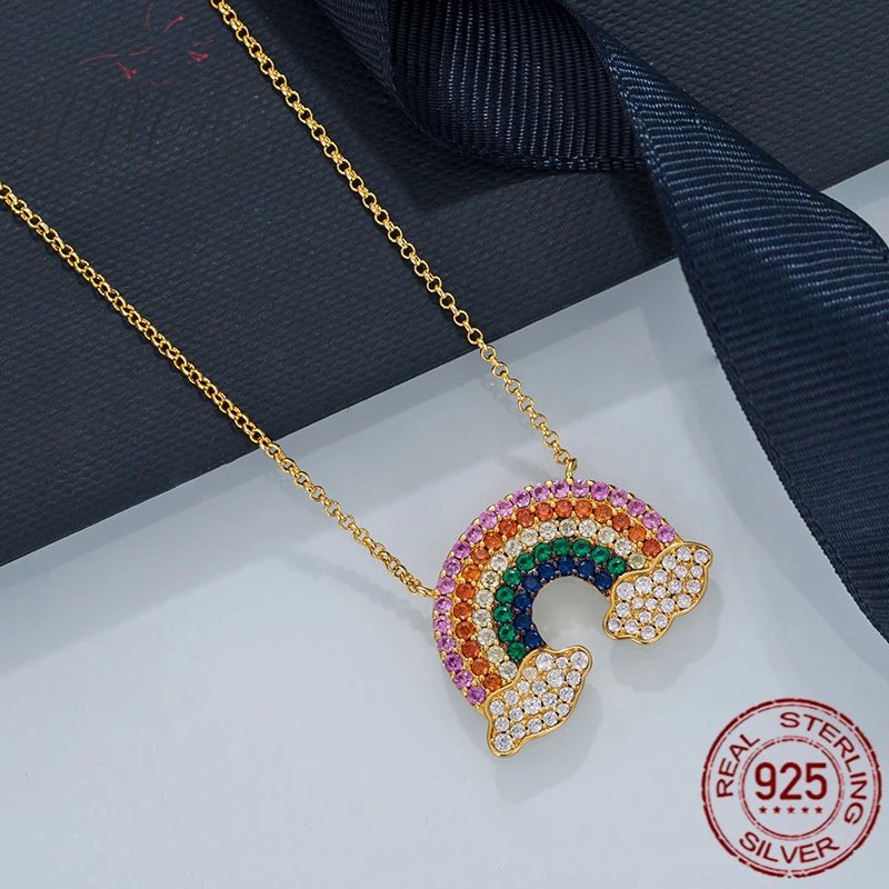 

women necklace 925 sterling silver jewelry classic style handmade original 1:1 high quality girlfriend gift