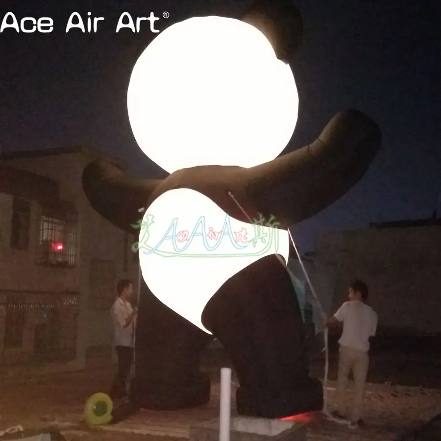 Рекламный надувной продукт мультфильм для улицы со светодиодной подсветкой