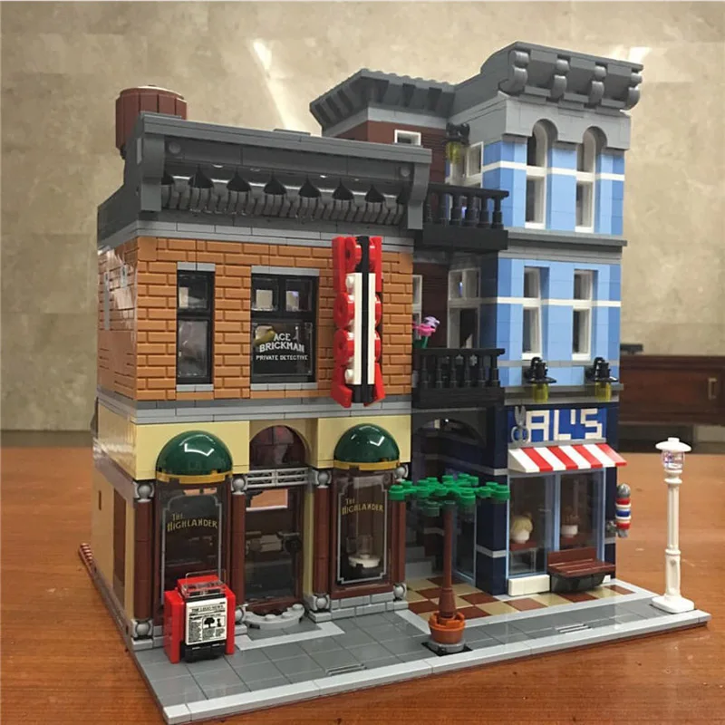 Creator Expert 2262PCS Detective's Office Sets Compatible With 84011 15011 Model Building Blocks Bricks Toys For Children Gifts