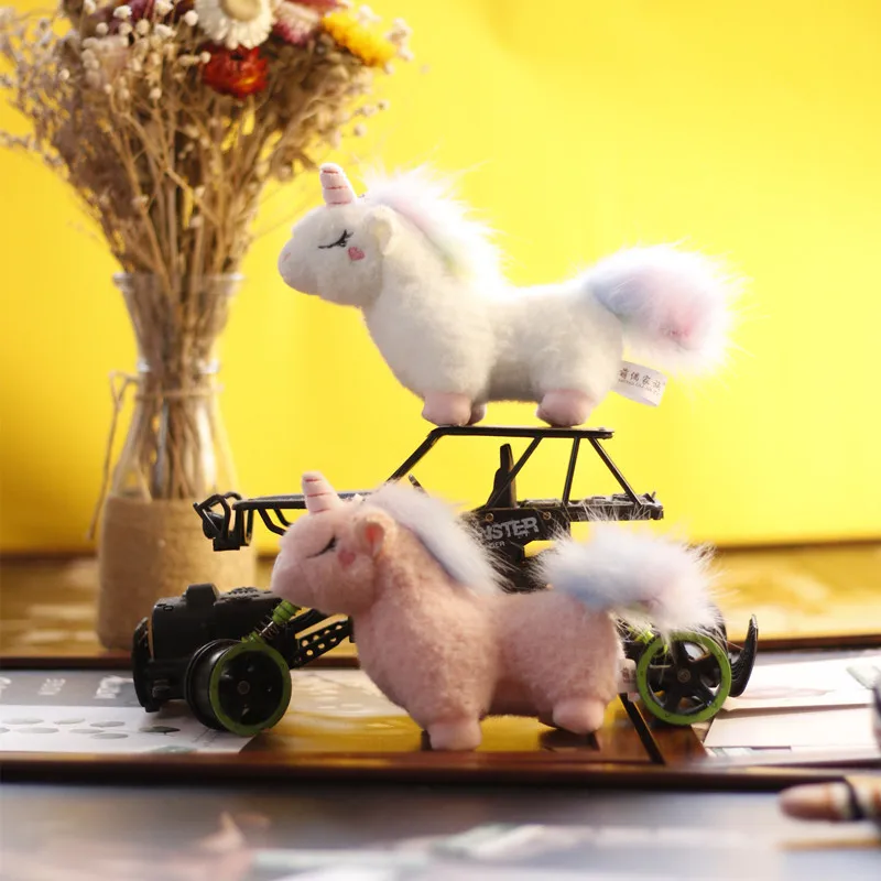 

10 шт./лот плюшевый брелок изысканный стильный Единорог креативная модная сумка Украшение для ребенка Успокаивающая парная подвеска