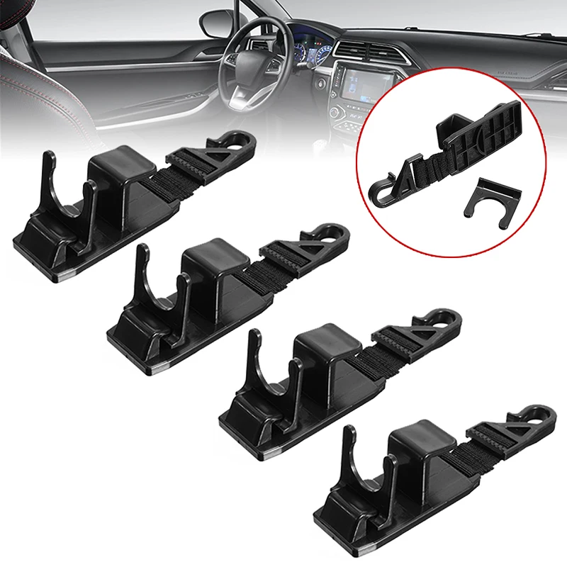 Хит продаж новинка 4 шт. АБС пластик крючок для хранения на заднем сиденье