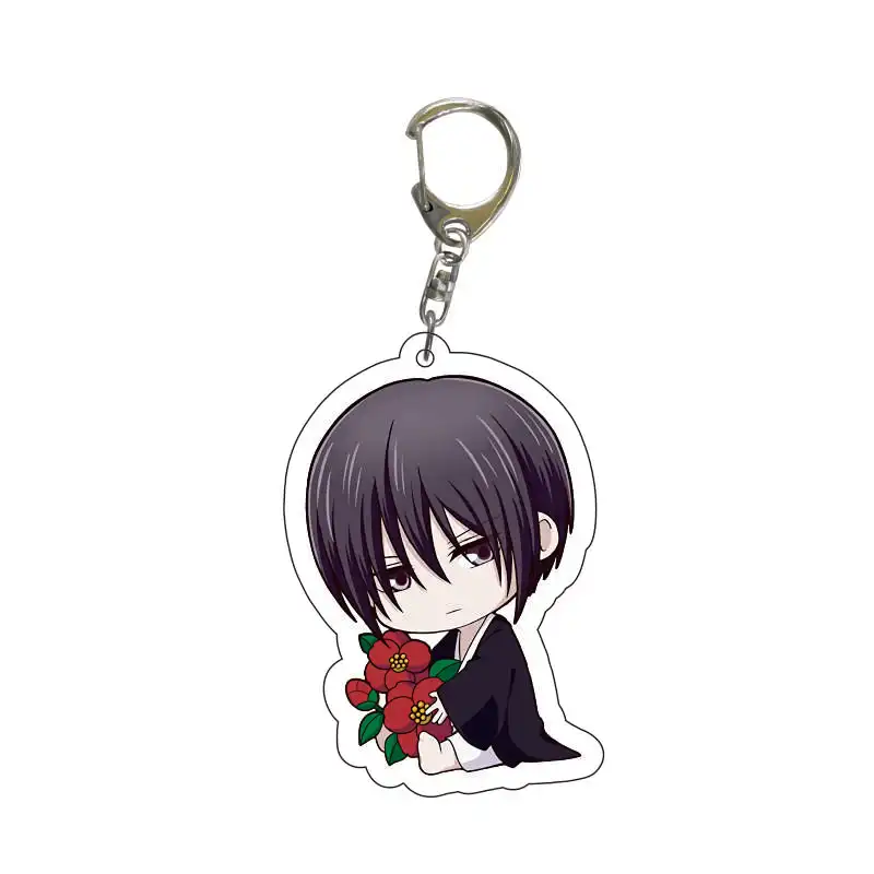 Фруктовая корзина Sohma члены семьи аниме брелок для Honda Tohru Souma Kyo Shigure Yuki Ayame Akito Hatori
