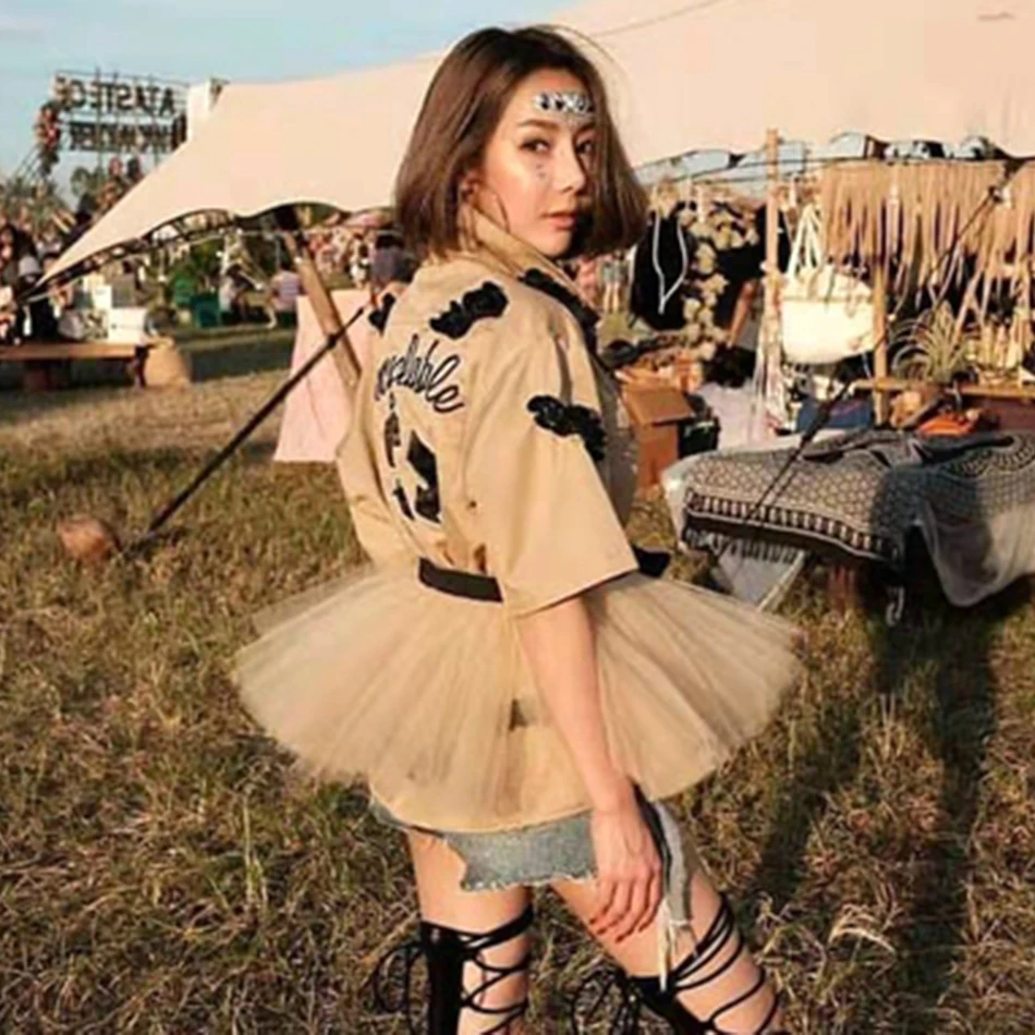 Новинка лета 2019 женская рубашка топ пикантная сетчатая из двух частей с