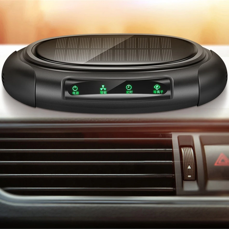 Очиститель воздуха на солнечной батарее с HEPA фильтром озоновый очиститель