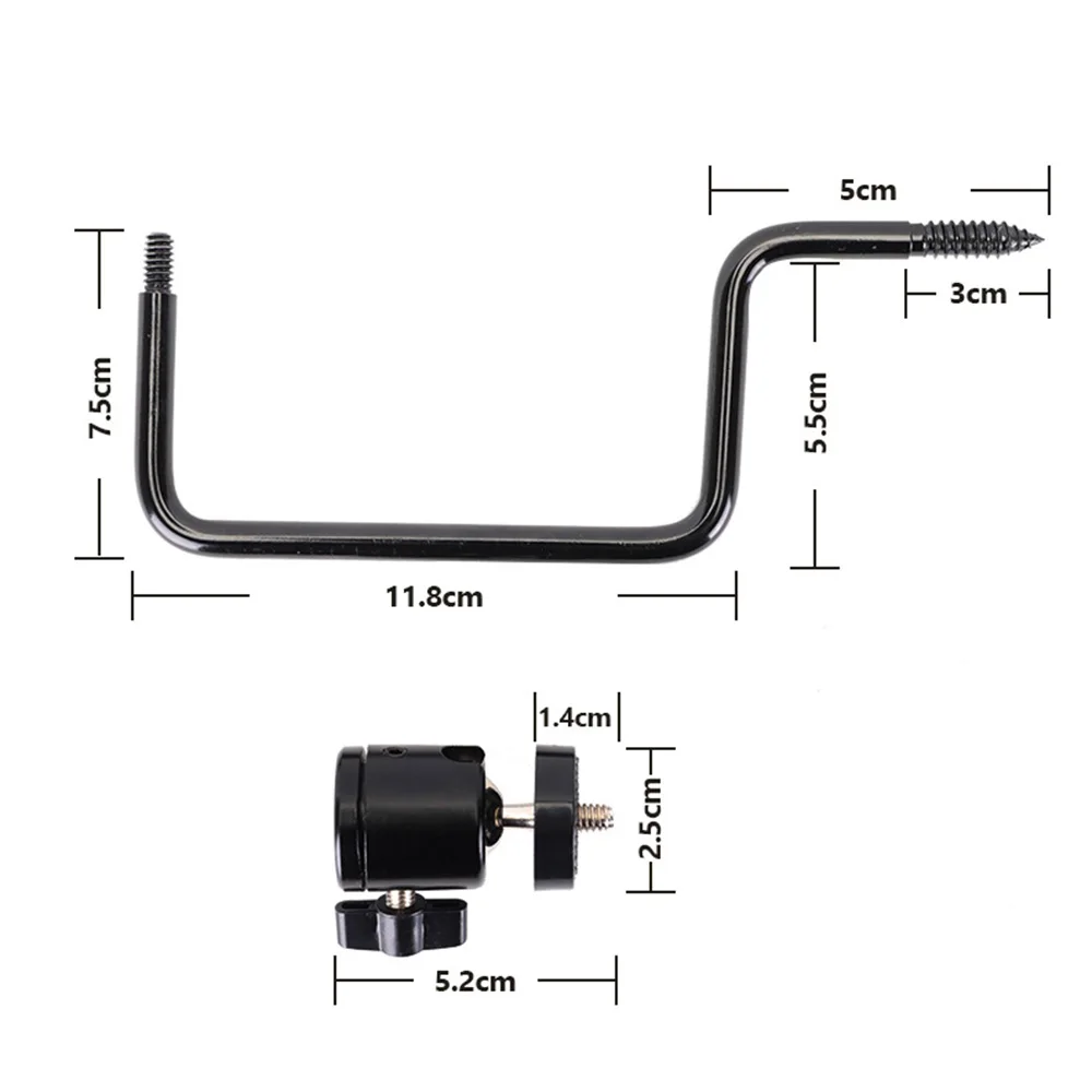

Tree Screw Mount Holder For Hunting Cameras 1/4 Inch Screw Mounting Bracket Holder Stand For Forest Wildlife Camera