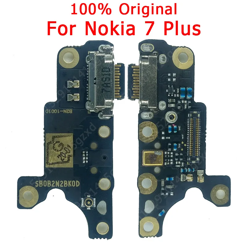 Оригинальная USB-зарядная плата для Nokia 7 Plus зарядный порт гибкий кабель печатная
