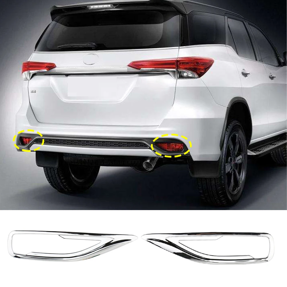 Daefar автомобильные каркасы фонарей для Toyota Fortune SW4- ABS задний бампер задний противотуманный фонарь Крышка лампы Защита авто аксессуары