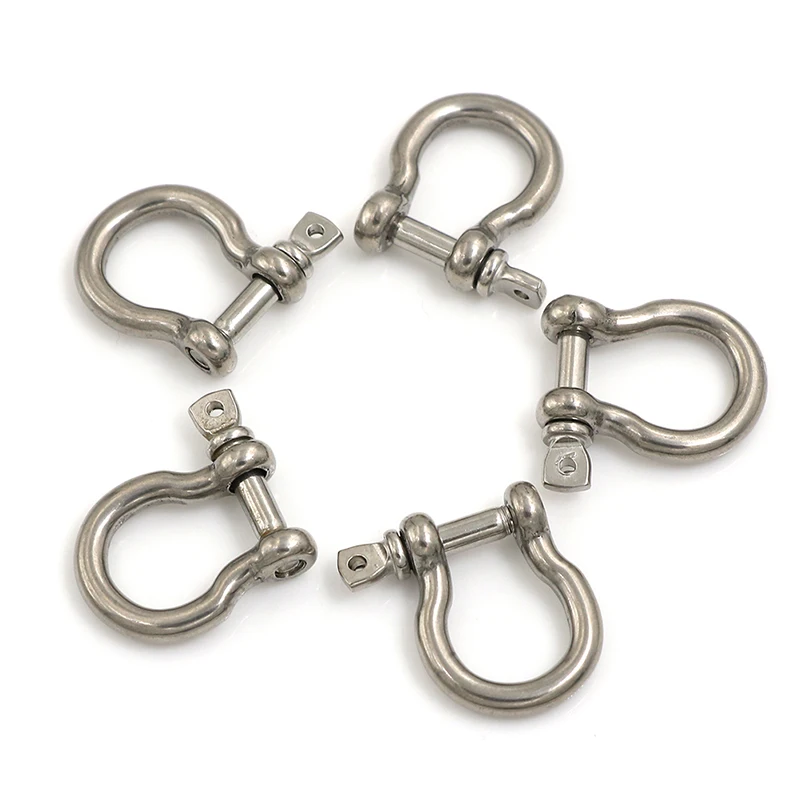 5 шт./лот M4 серебро 304 нержавеющая сталь нержавеющий штифт якорь лук Скоба