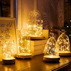 СВЕТОДИОДНАЯ Гирлянда Goodland на батарейках, декоративный светодиодный светильник s, Рождественский светильник, наружное украшение, свадебная уличная гирлянда