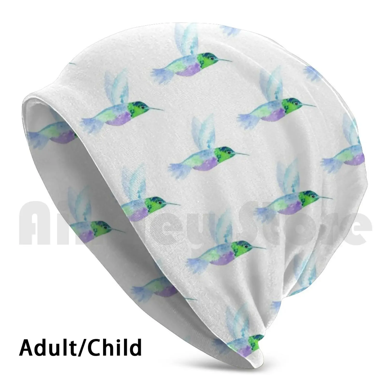 Легкие облегающие шапки Hummingbird вязаная шапка в стиле хип-хоп летающие животные