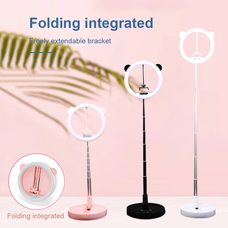 Складной светодиодный светильник мобильный телефон триколор Выдвижная высота