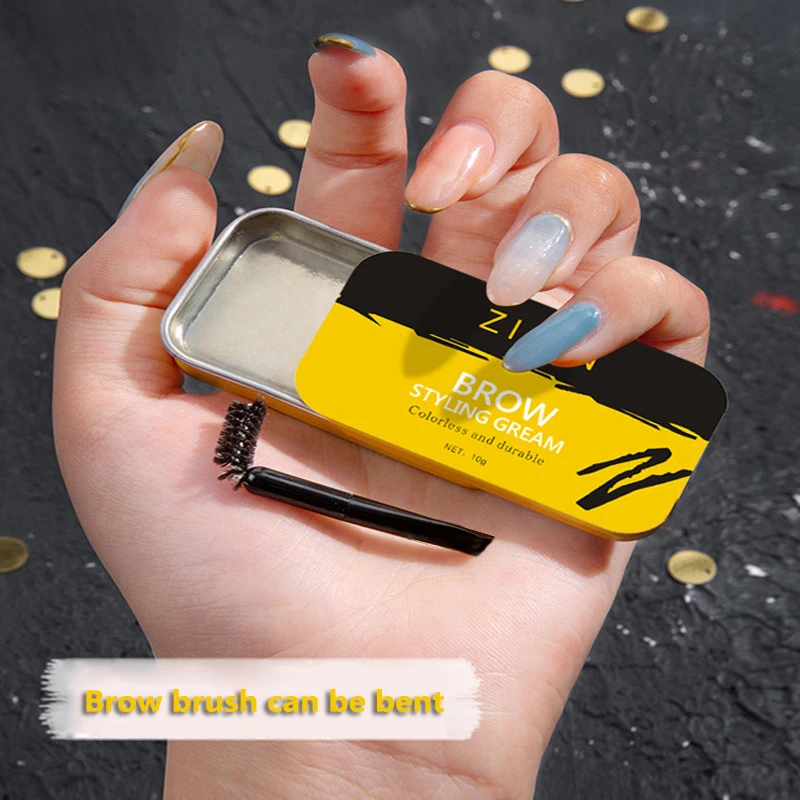 Новинка набор геля для укладки бровей с кисточкой водостойкий стойкий макияжа