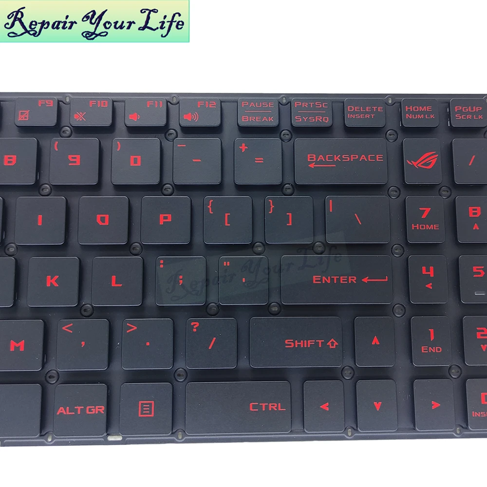 Клавиатура с английской подсветкой для Asus ROG Strix GL702 VM GL702VM GL702VS GL502 VS GL502VM US игровые
