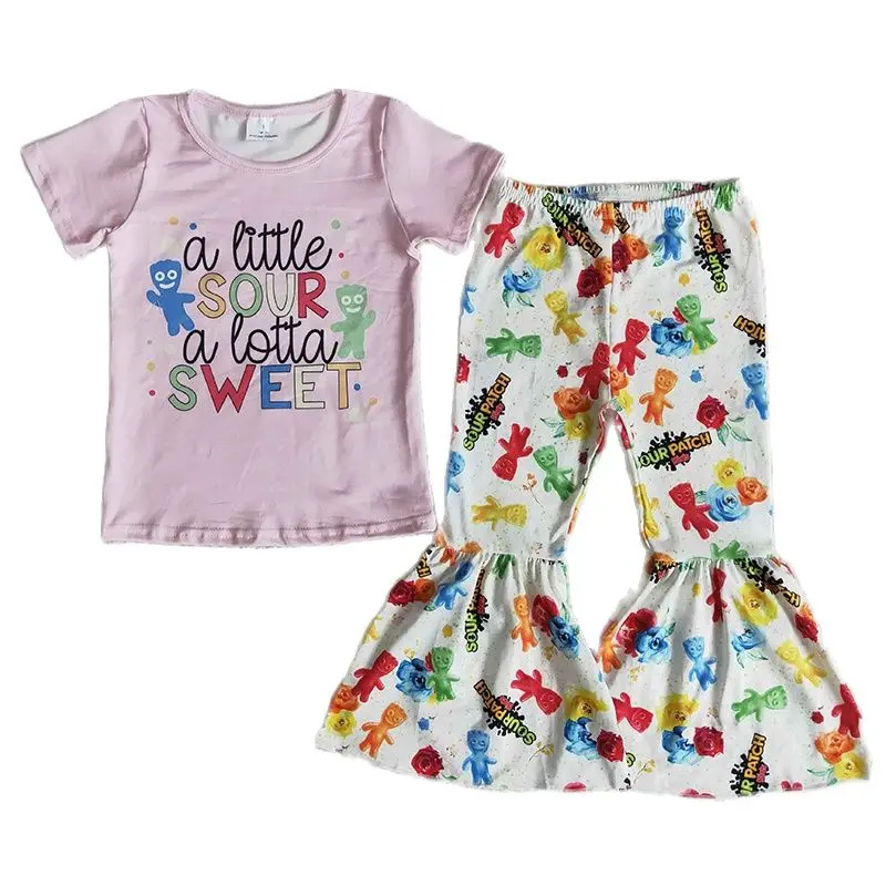 Оптовая продажа Весенняя розовая Модная рубашка для маленьких девочек детская