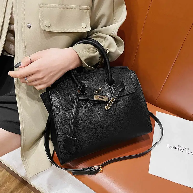 

Luxury Brand PU Leather Handbag Women Fashion All-match Shoulder Bag Lady Vintage Designers Tote Bag Girl Casual Retro Waist Bag