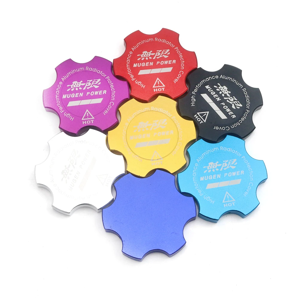 

New Shape Mugen Power Radiator Cap Cover Fit For HONDA Accord Civic CR-V CR-Z CRX MUGEN ACURA CL CSX ILX MDX NSX Car Tank Cover