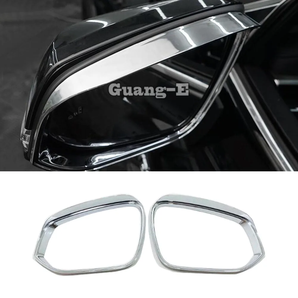 

Rear View Mirror Eyebrows Cover for Toyota Highlander Kluger 2020 2021 2022 Car Exterior Accessories Rain Shield Protector Trim