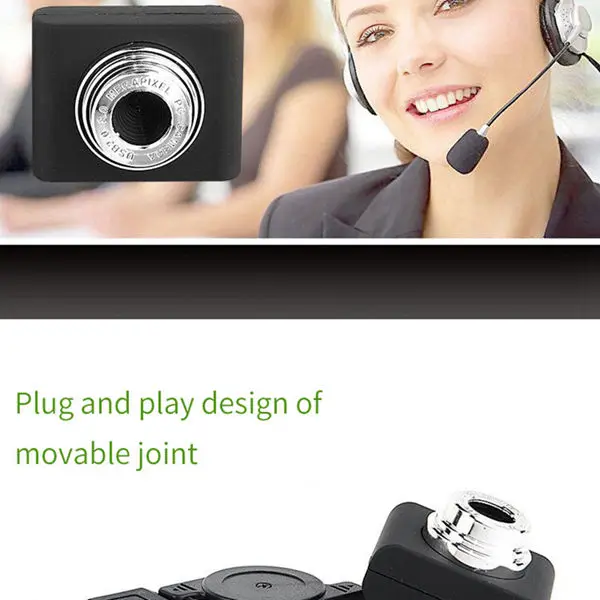 

USB Driver-Free HD Webcam Computer Camera for Live Video Conference and Net Class(720P)
