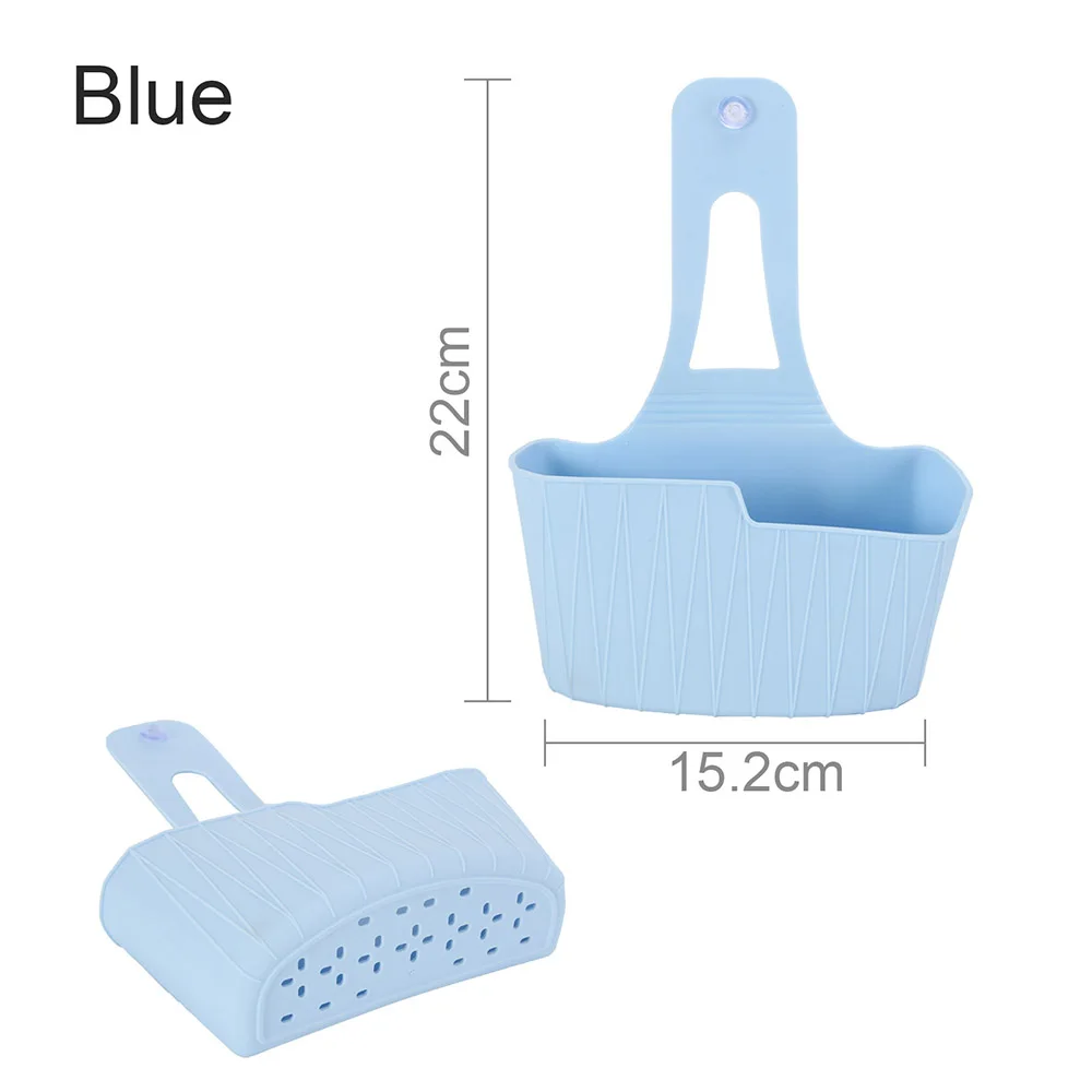 

Sponge Soap Drains Hanging Storage Basket Creative Saddle Sink Home Kitchen Storage Basket Faucet Rack Clean Tool Organize