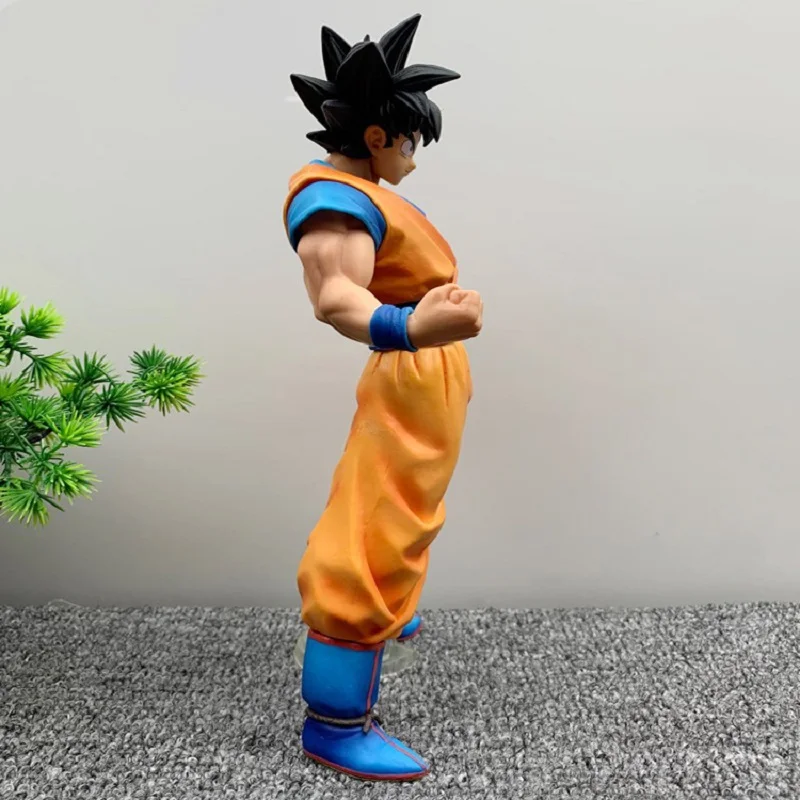 1:6 Dragon ball Z Super Saiyan Standing The Son goku 2 Action figures Resolution Of Soldiers Model Toys images - 6