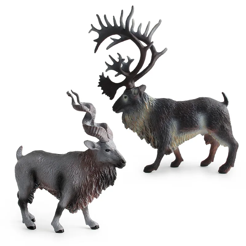 

Animal Reindeer Goat Model Action Figures Education Kid Toy Xmas Gift