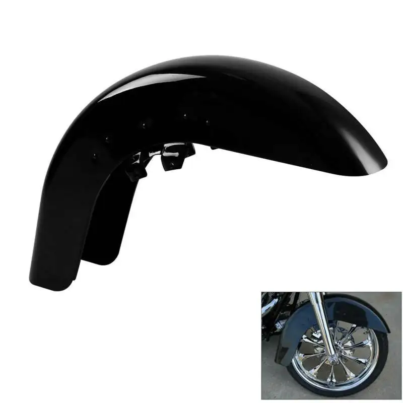 

Мотоциклетное окрашенное черное переднее крыло для Harley Touring Electra Street Glide Road King FLHX 1989-2013