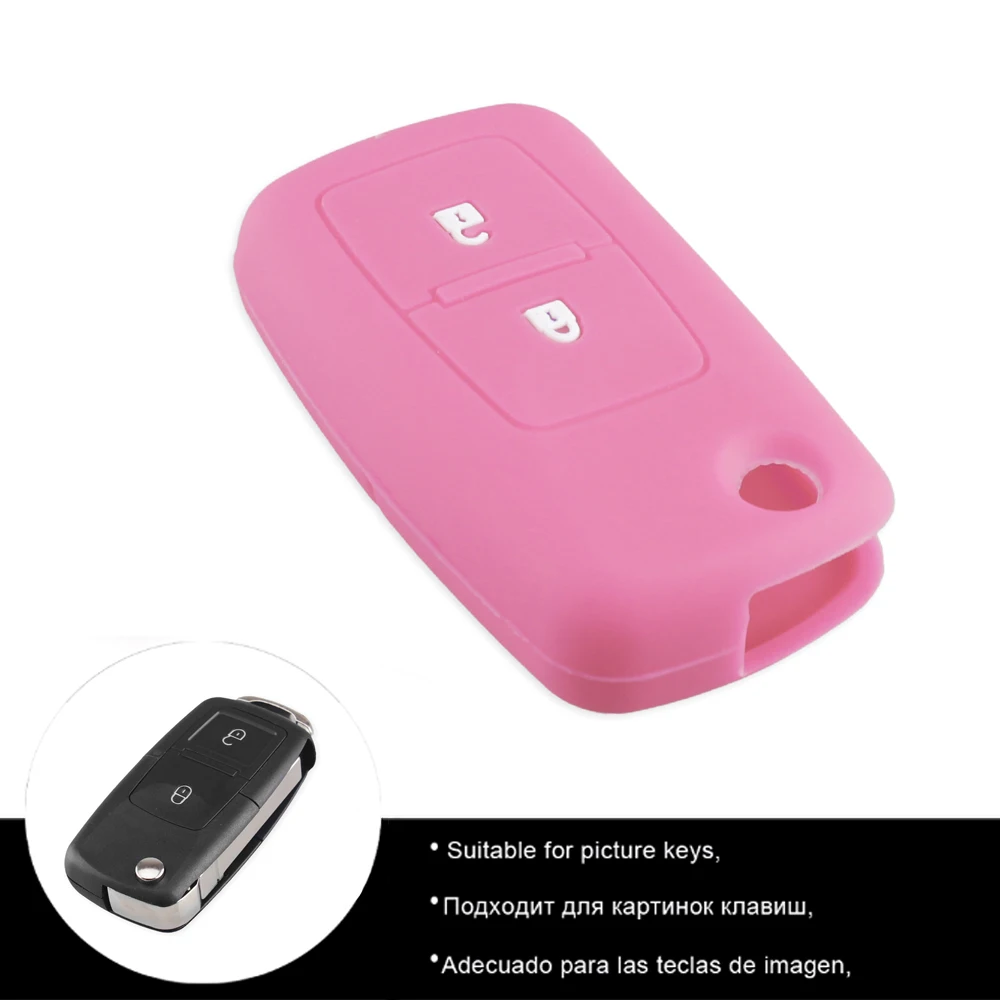 Силиконовый чехол-книжка KEYYOU с 2 кнопками резиновый чехол для автомобильного