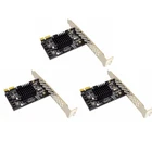 2 порта SATA 3 III 3,0 6 Гбитс SSD к PCIe адаптер PCI-e PCI Express X1 плата контроллера, плата расширения, поддержка X2 X4 X6 X8 X16