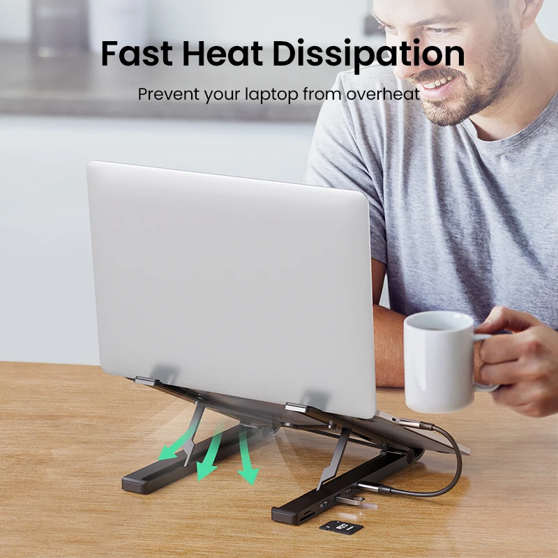【Новый • держатель X-Kit hub】 Ugreen usb-хаб док-станция USB C 4K HDMI TF SD 2 3 0 порты подставка