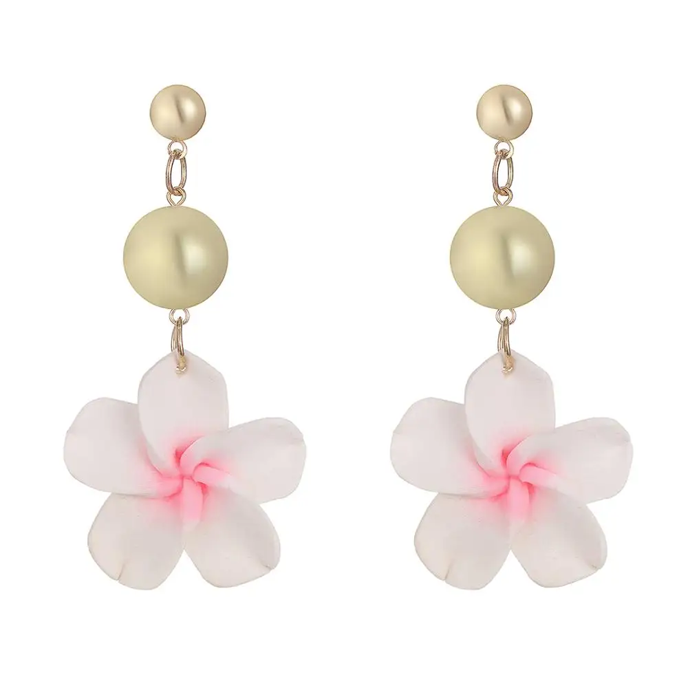 YULUCH этнические африканские индийские пластиковые цветочные серьги гвоздики