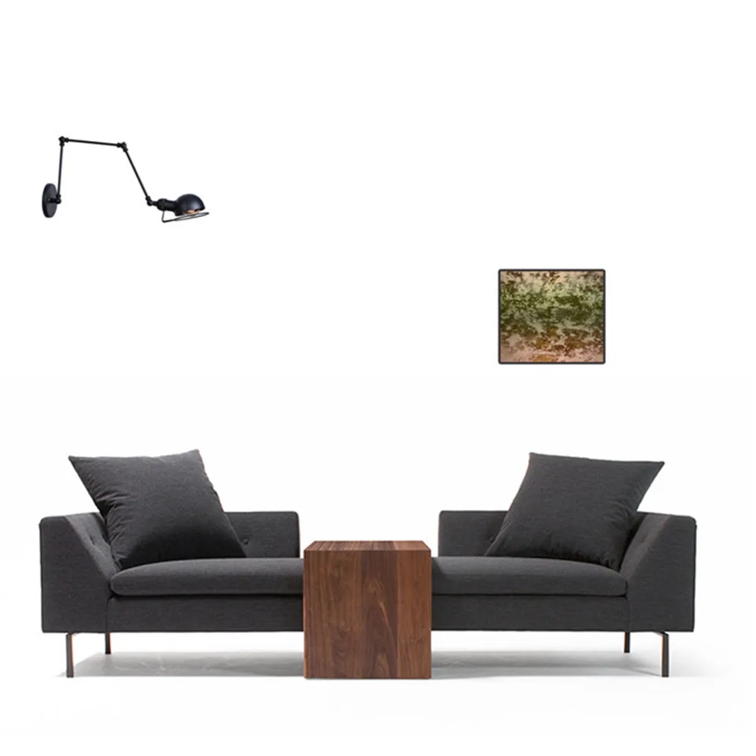 Черный американский деревенский сельский креативный металлический настенный