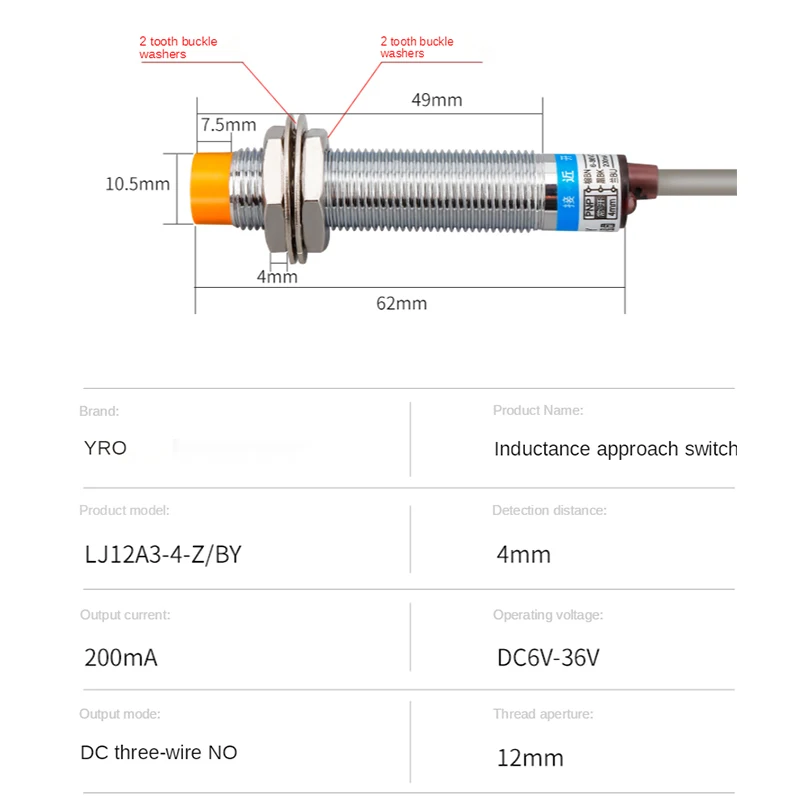 Индуктивный DC NPN второй и третий провод 25 в|Выключатели| |