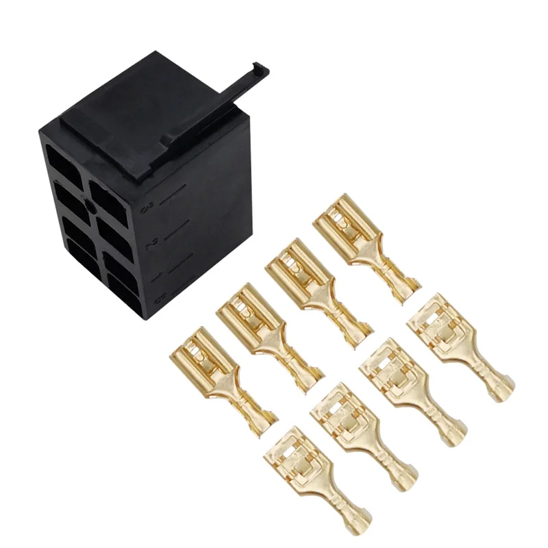 6 3 мм 8 шт. женский стержни лопаты соединителей провод разъема для генератора