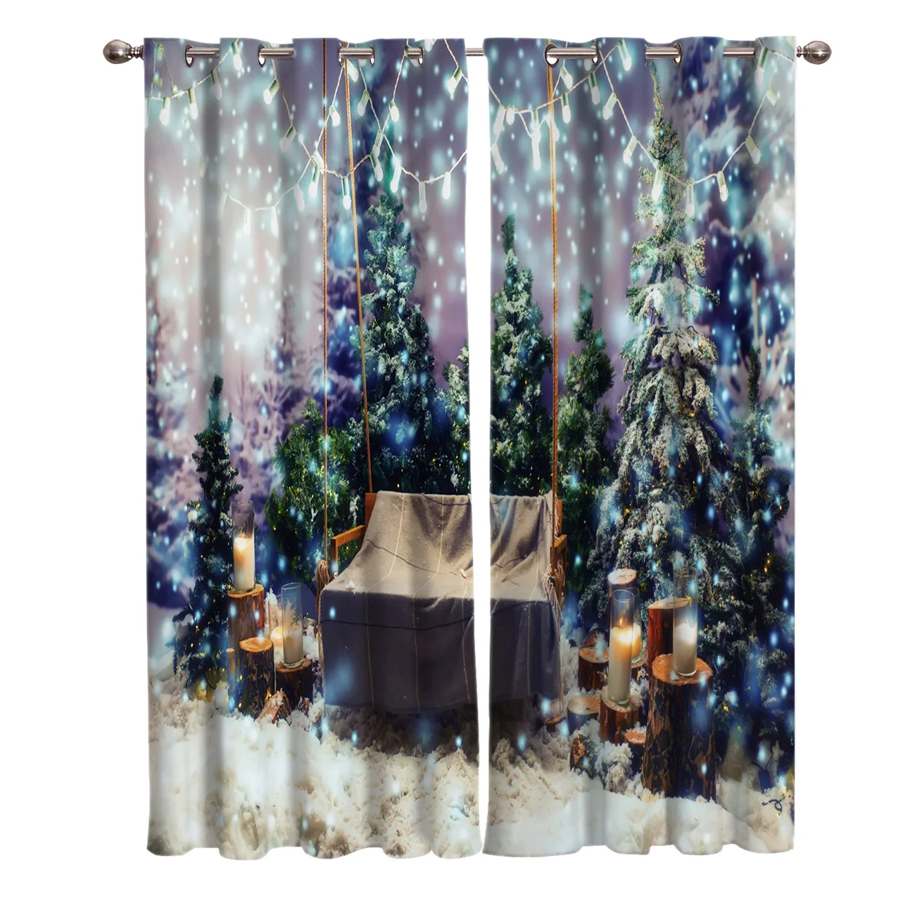 Кресло дерево листья зеленый коричневый Затемненные окна занавески s гостиная