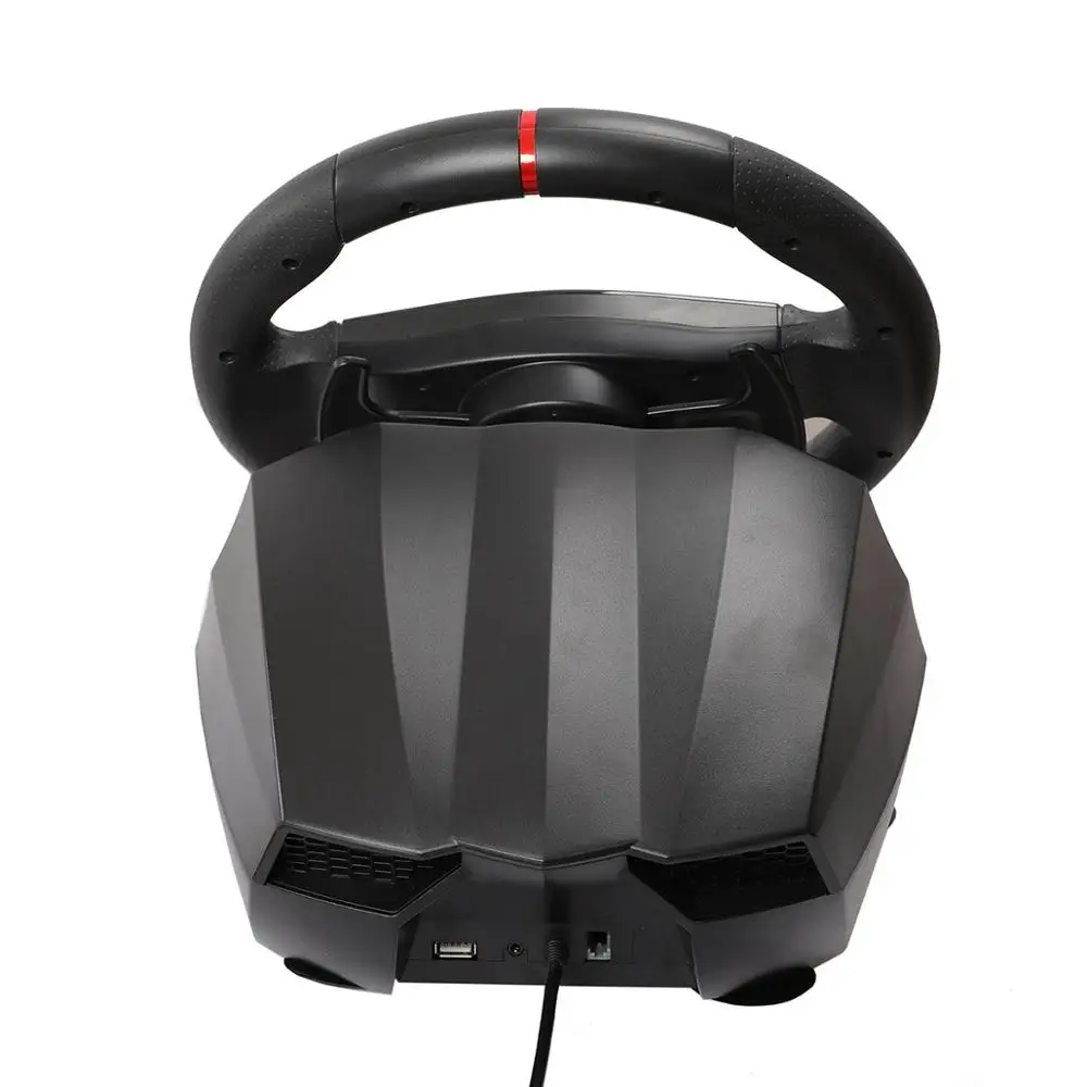 Игровой контроллер на руль с поворотом 900 ° Вибрирующая Видеоигра для ПК PS 3/4 Xbox One