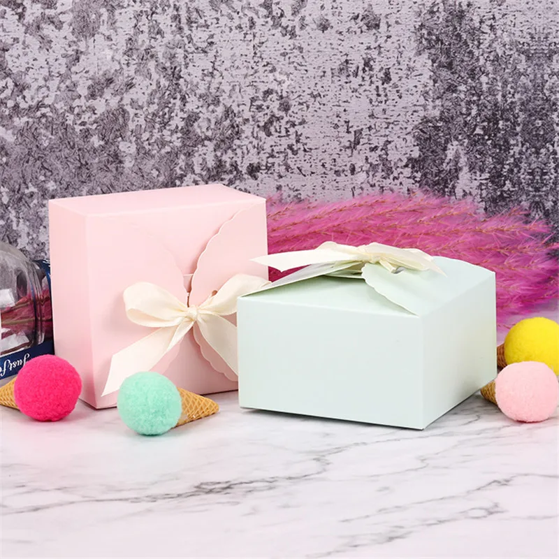 

20Pcs Sweet Box Handmade Candy Nougat Soap Chocolate Dessert Packaging Paperboard Gift Bag for Wedding Favor Xmas Party Supply