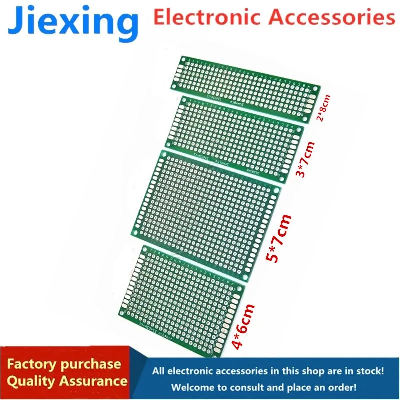 

4 шт., двухсторонняя медная печатная плата, 5x7, 4x6, 3x7, 2x8 см, 5*7, 4*6, 3*7, 2*8