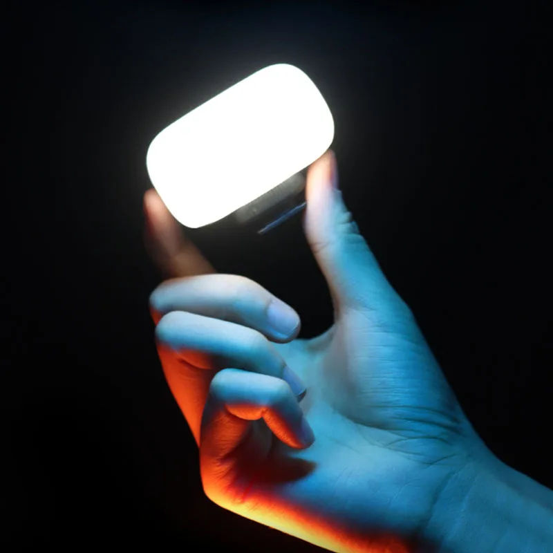 

Ulanzi Mini RGB LED Video Light Gopro LED Lamp Lampe Light Mod Smartphone On Camera SLR Video Light Youtube Live Vlog Lighting