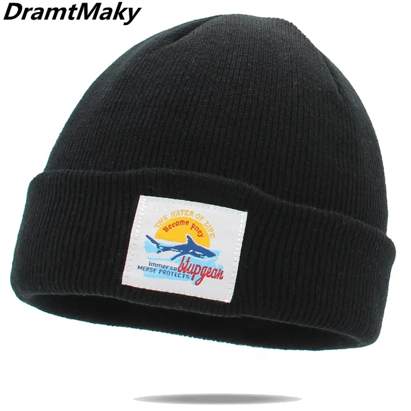 Новая женская шапка модная вязаная шапочка большого размера зимняя лыжная