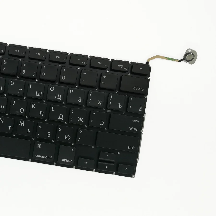 Новая маленькая Русская клавиатура для Macbook Pro 15 &quotUnibody A1286 2009 2010 2011 2012|Клавиатуры