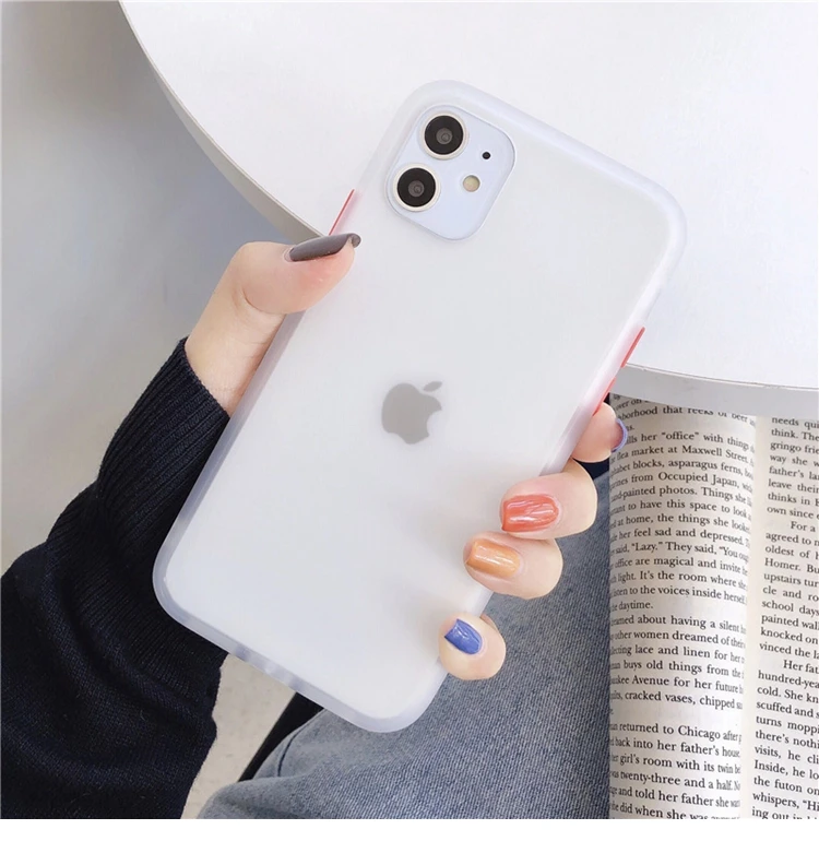Прозрачный противоударный чехол для телефона iPhone 11 Pro Max X XR Xs Max, мягкий ТПУ Простой Прозрачный чехол для iPhone 6 6S 7 8 Plus, чехол