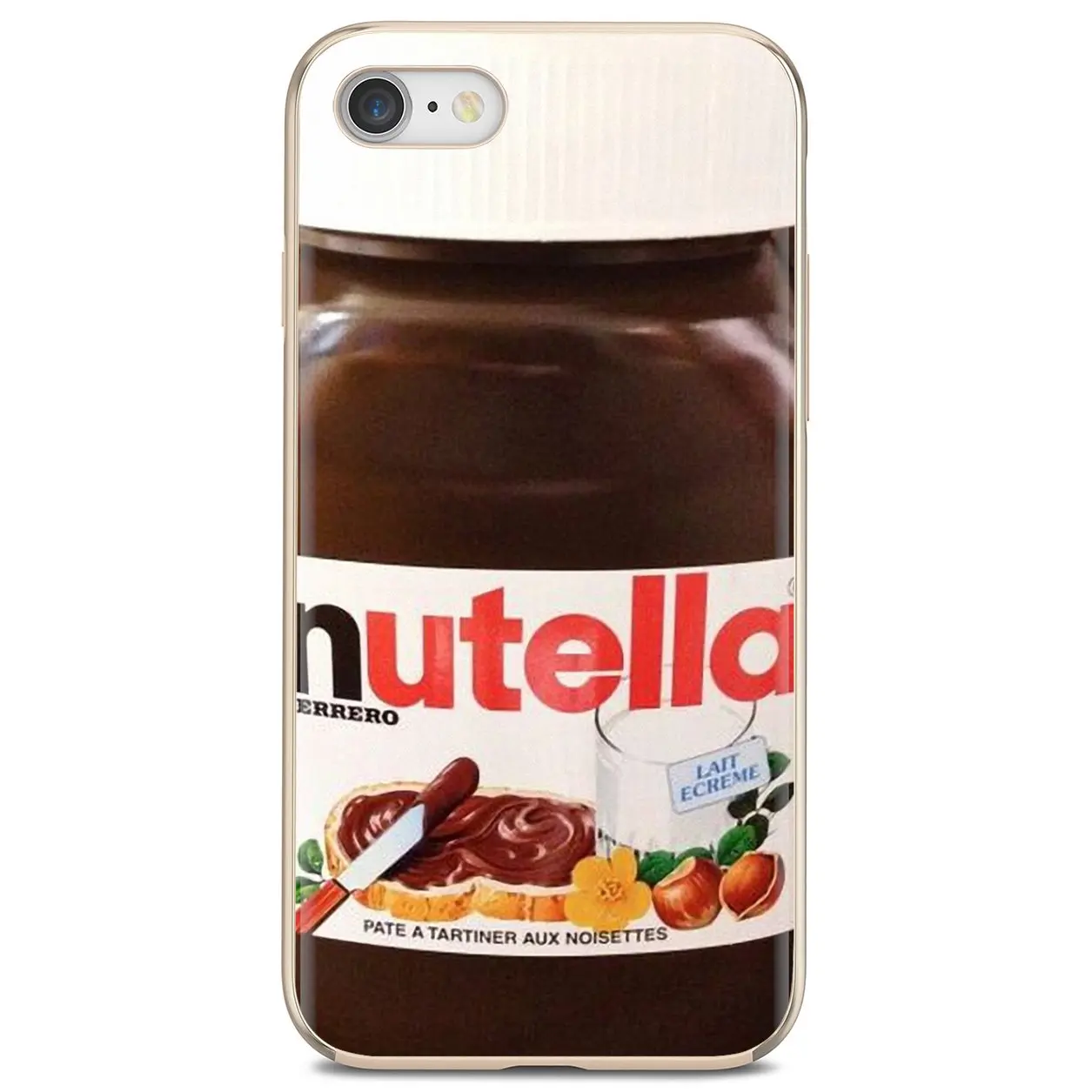 Мягкий кожаный чехол с шоколадным флаконом Tumblr Nutella для Huawei P8 P9 P10 P20 P30 P Smart 2019 Honor